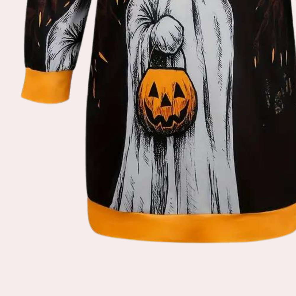 Cili - Kapuzenkleid für Damen in Übergröße für Halloween