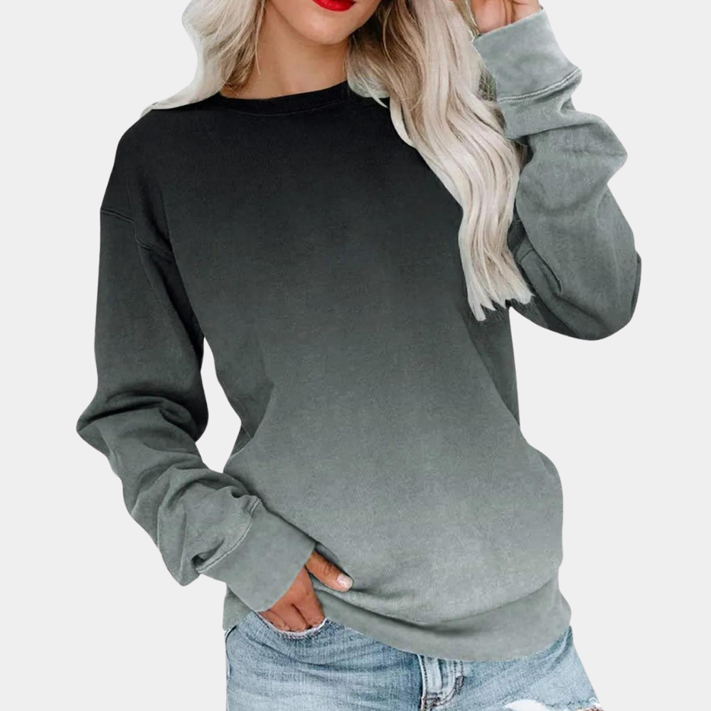 Ivet - Modernes Farbverlauf-Sweatshirt für Damen