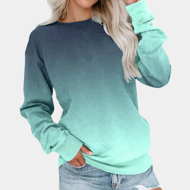 Ivet - Modernes Farbverlauf-Sweatshirt für Damen