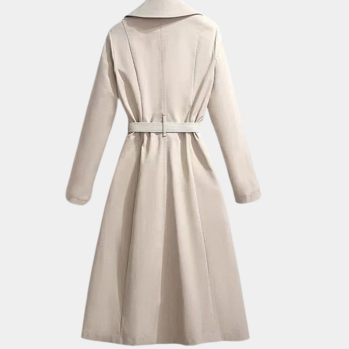 Aurembiaix - Eleganter Damen-Trenchcoat mit Gürtel