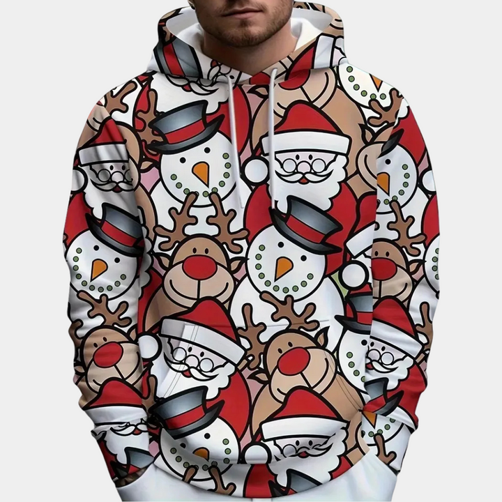 THEODORE - Modischer Weihnachts-Kapuzenpullover für Herren