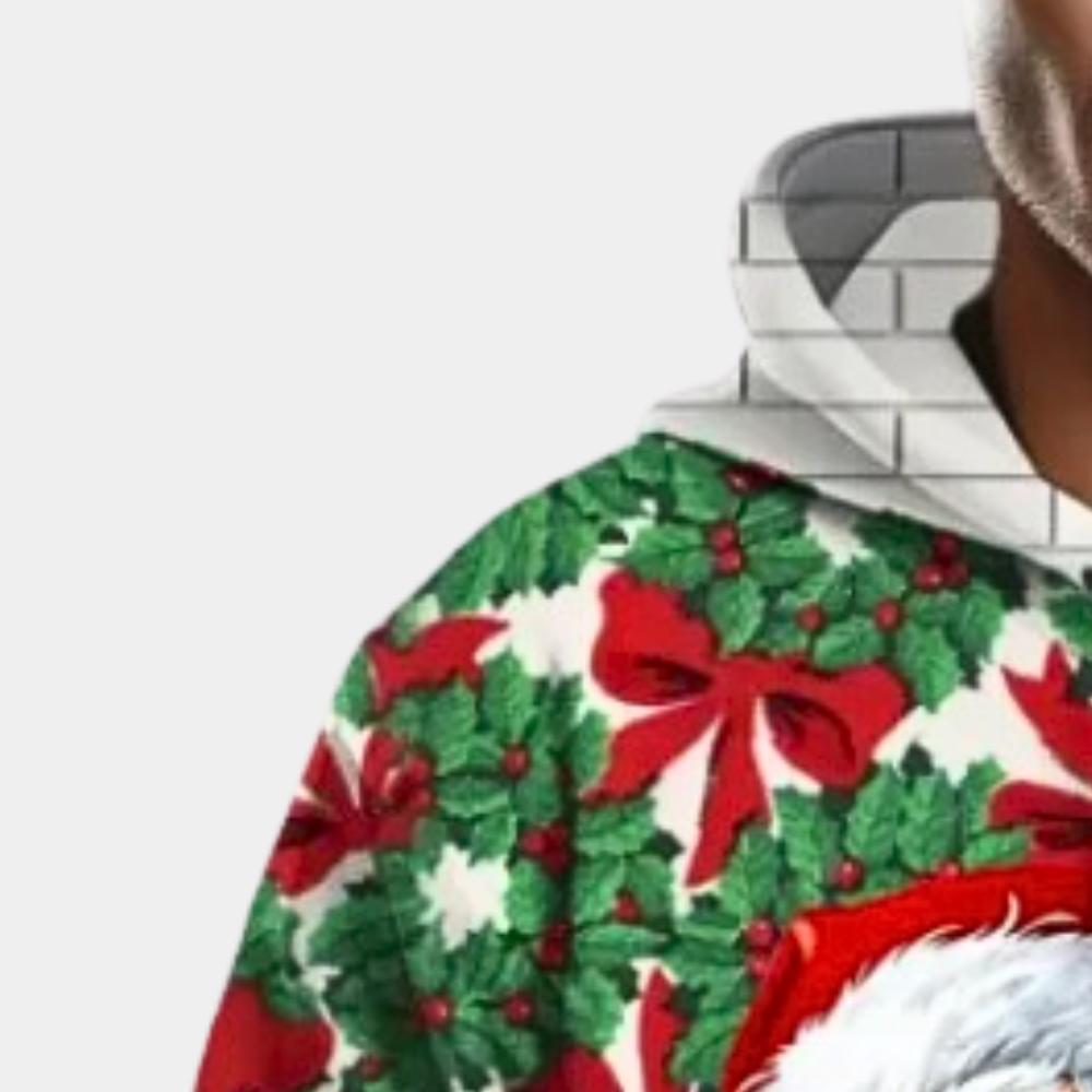 BASTIAN - Trendiger Weihnachts-Kapuzenpullover für Herren