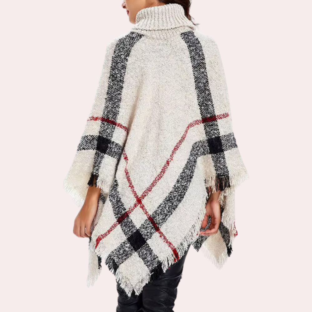 ADIS - Strick-Poncho mit Rollkragen für Damen