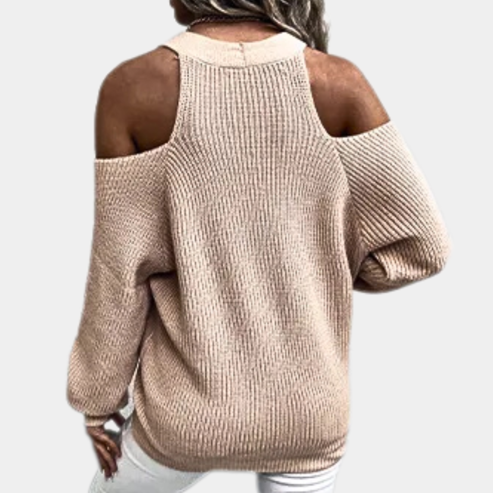 ESTELLA - Modischer Pullover mit freiem Schulterbereich für Damen