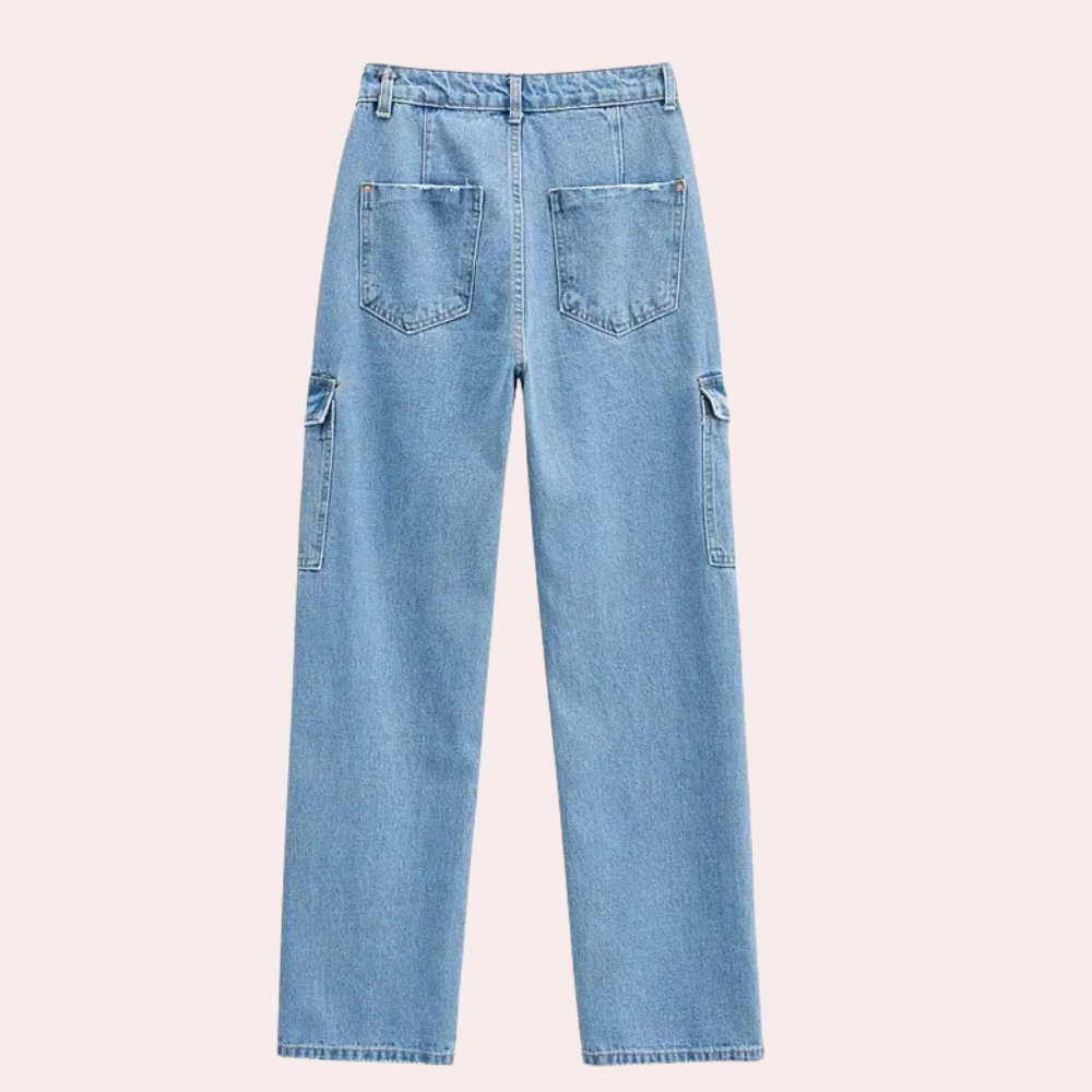 MAILANI - Bequeme Denim-Cargo-Hosen für Damen