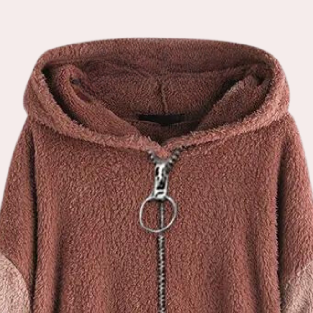 MAKELINA - Lässiger Übergrößen Kapuzenpullover für Damen