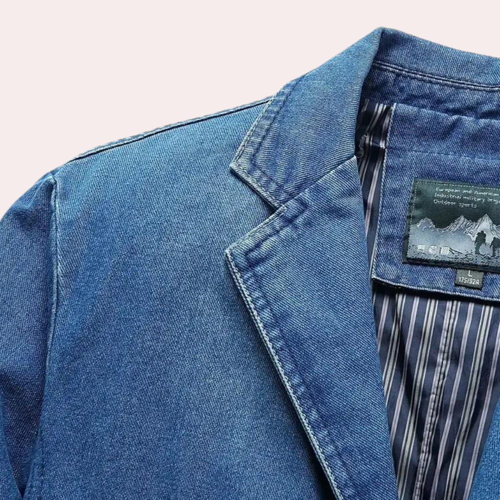 LOGAN - Lässiger Denim-Blazer für Herren