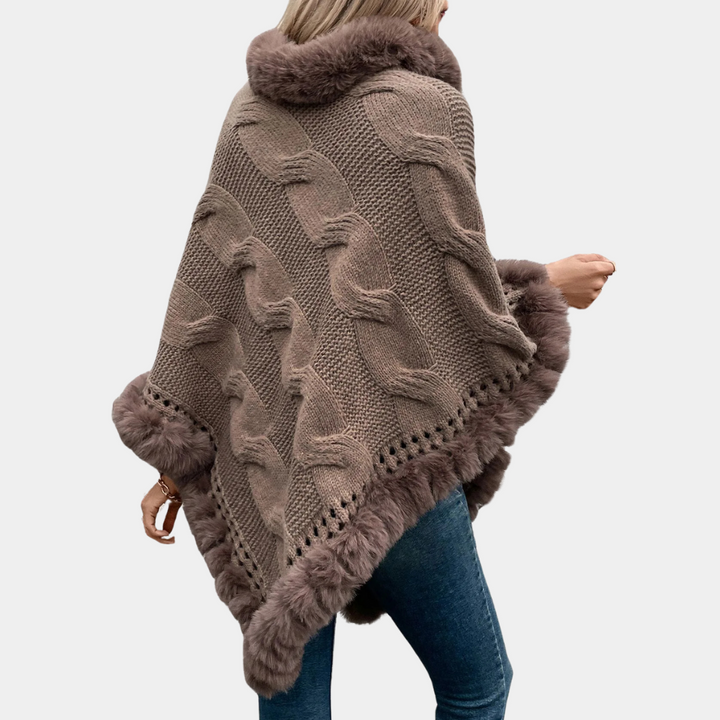 YASMINA - Eleganter Poncho-Schal für Damen