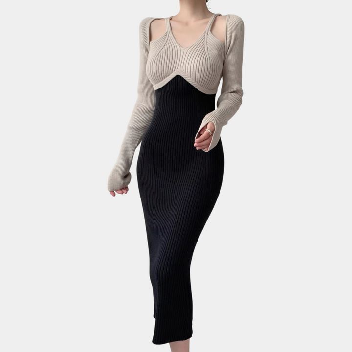 SABIN - Elegantes langärmliges Kleid für Damen