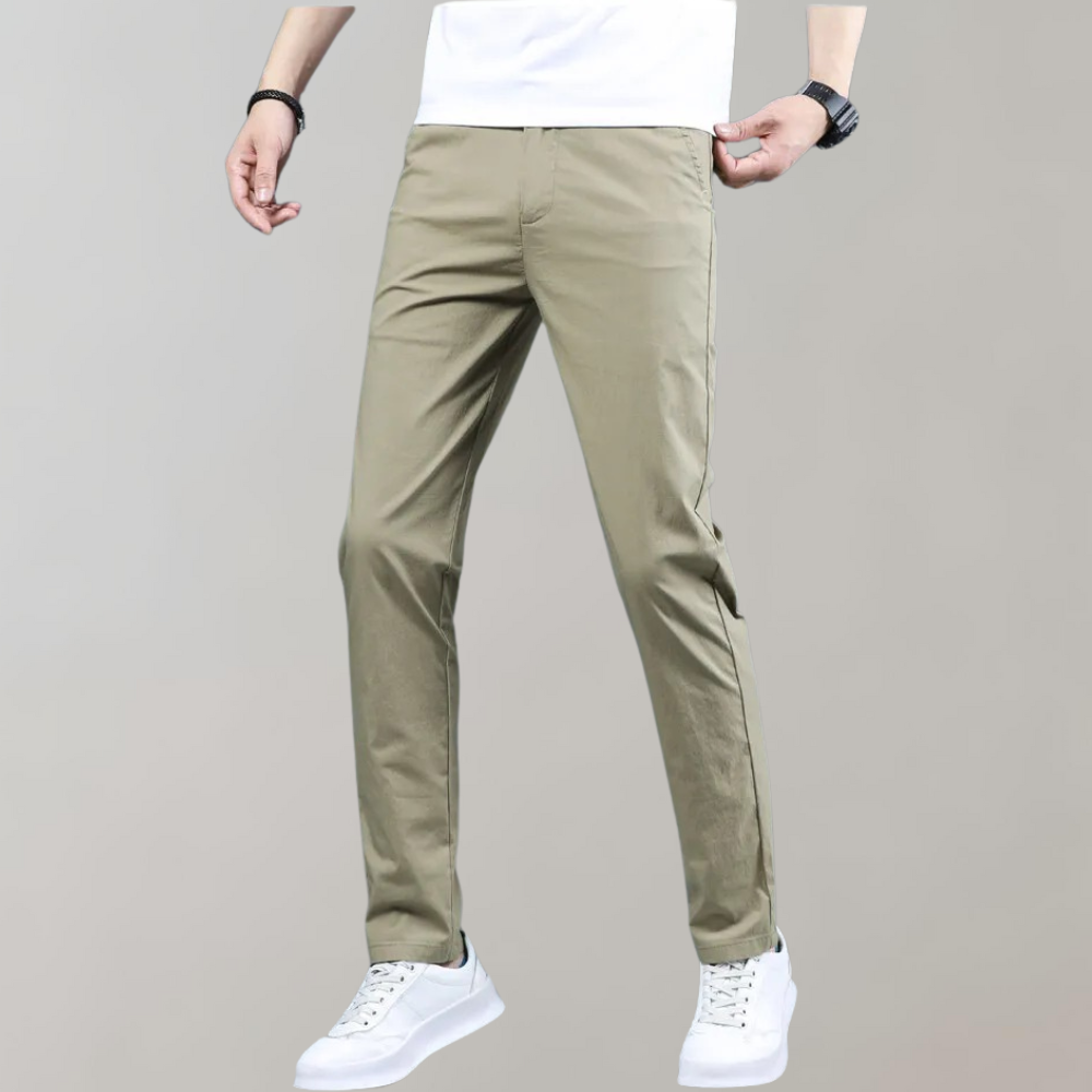 Villum - Chino-Hose mit Stretch-Taille