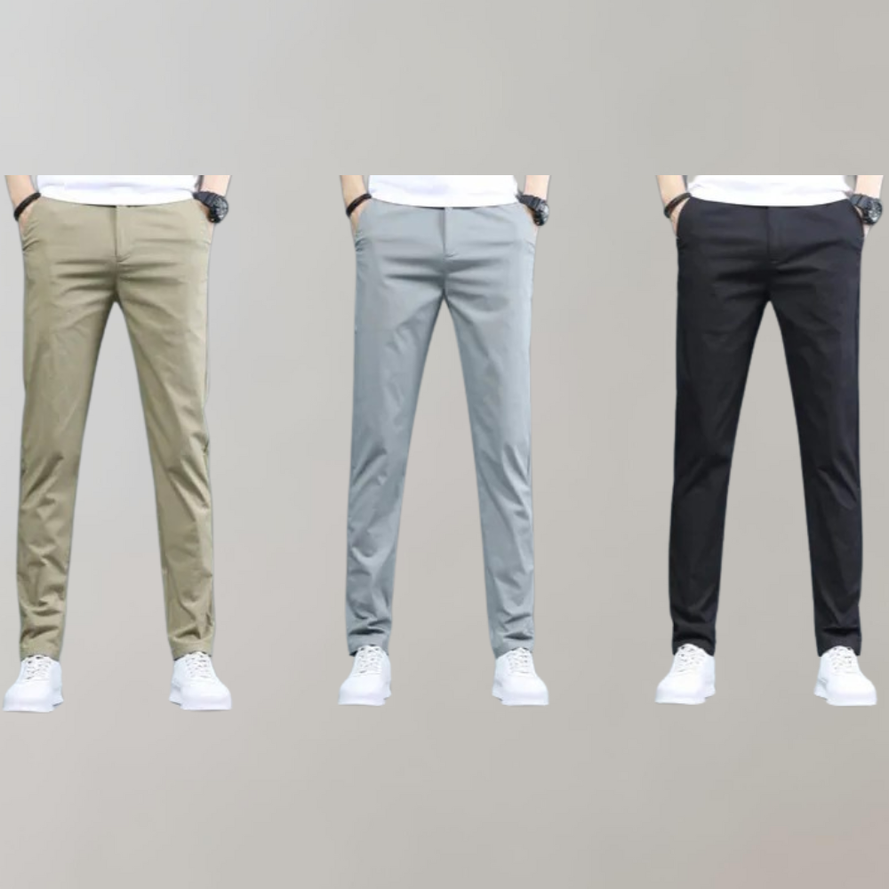 Villum - Chino-Hose mit Stretch-Taille