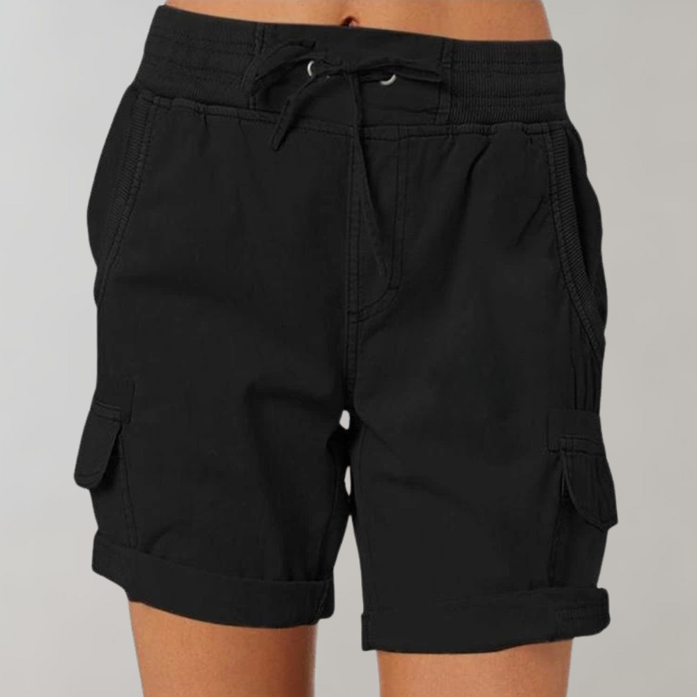 Dorthea - Damenshorts mit hoher Taille