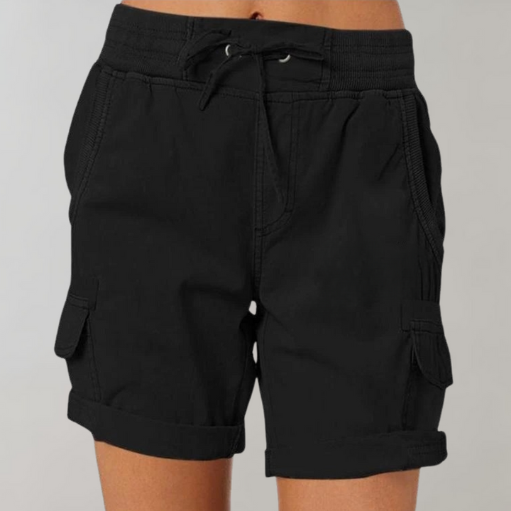 Dorthea - Damenshorts mit hoher Taille