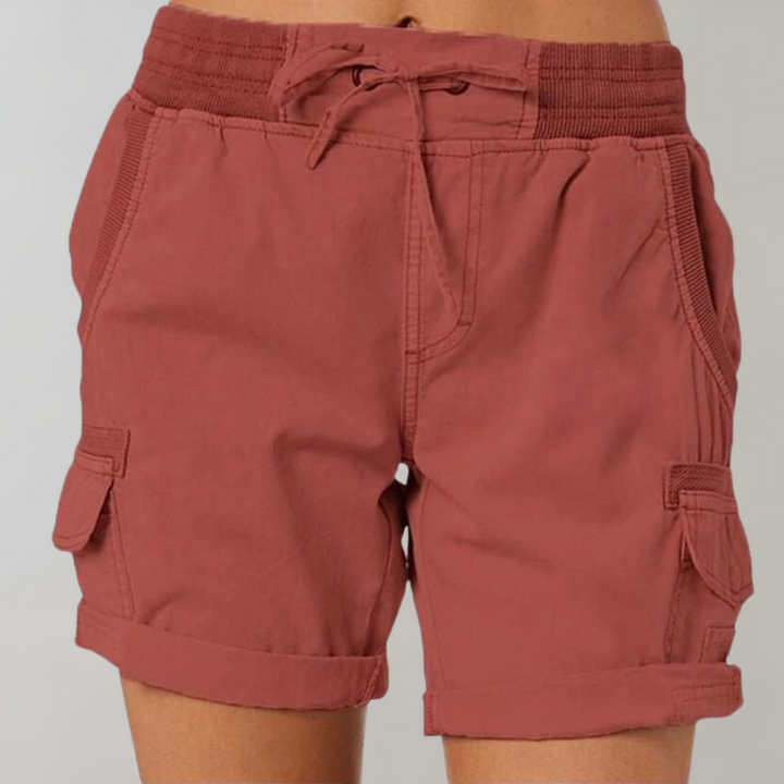 Dorthea - Damenshorts mit hoher Taille