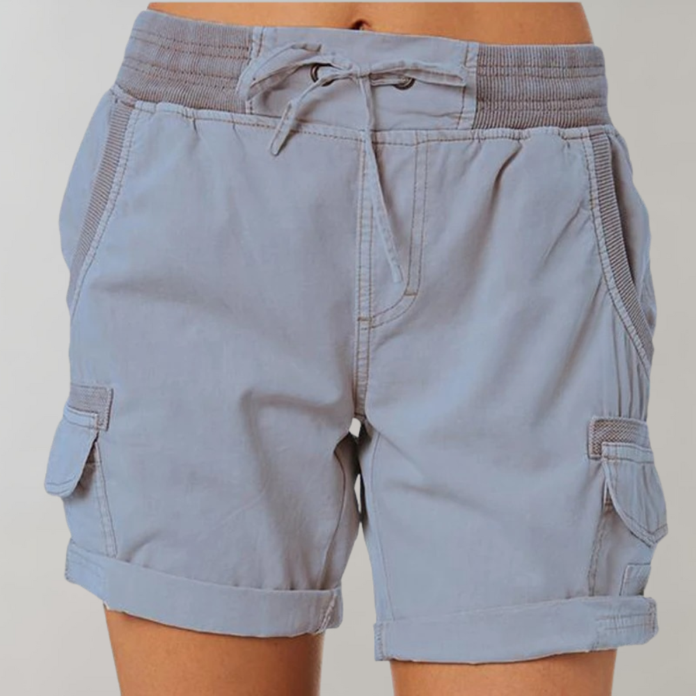 Dorthea - Damenshorts mit hoher Taille