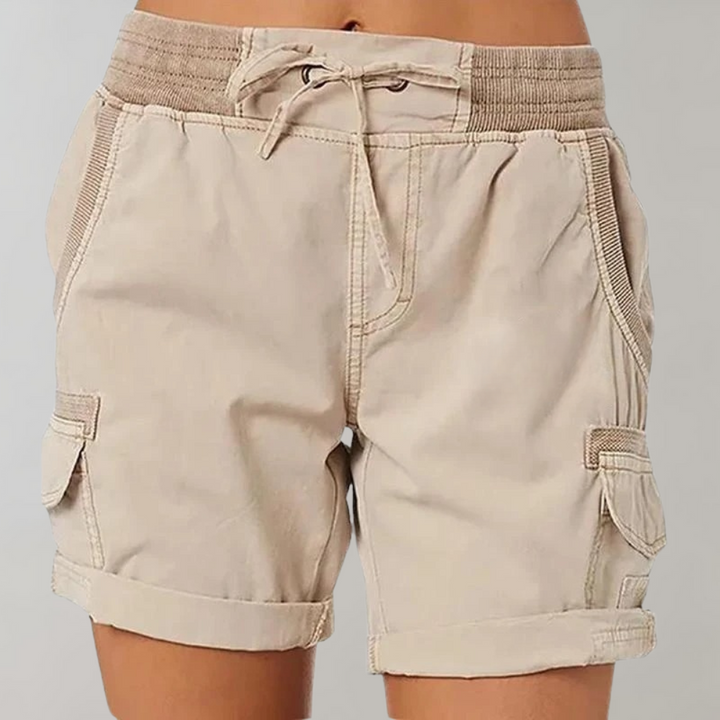 Dorthea - Damenshorts mit hoher Taille