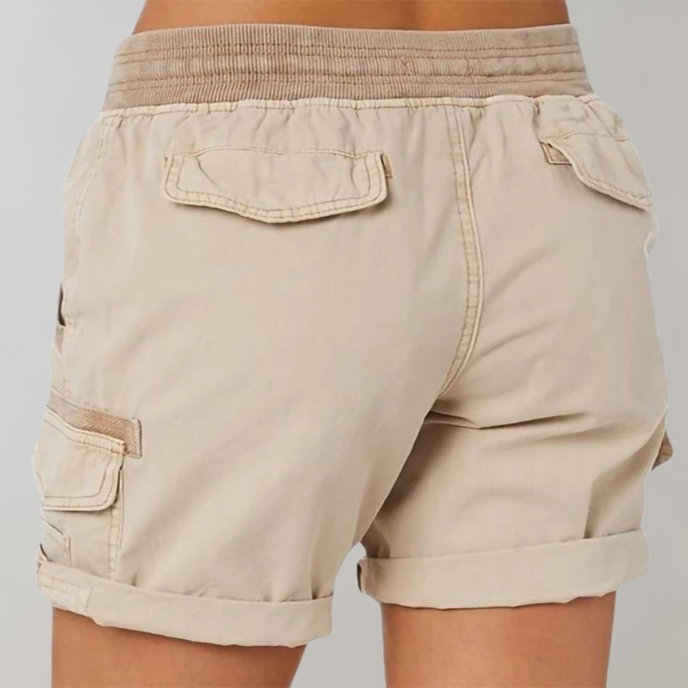 Dorthea - Damenshorts mit hoher Taille