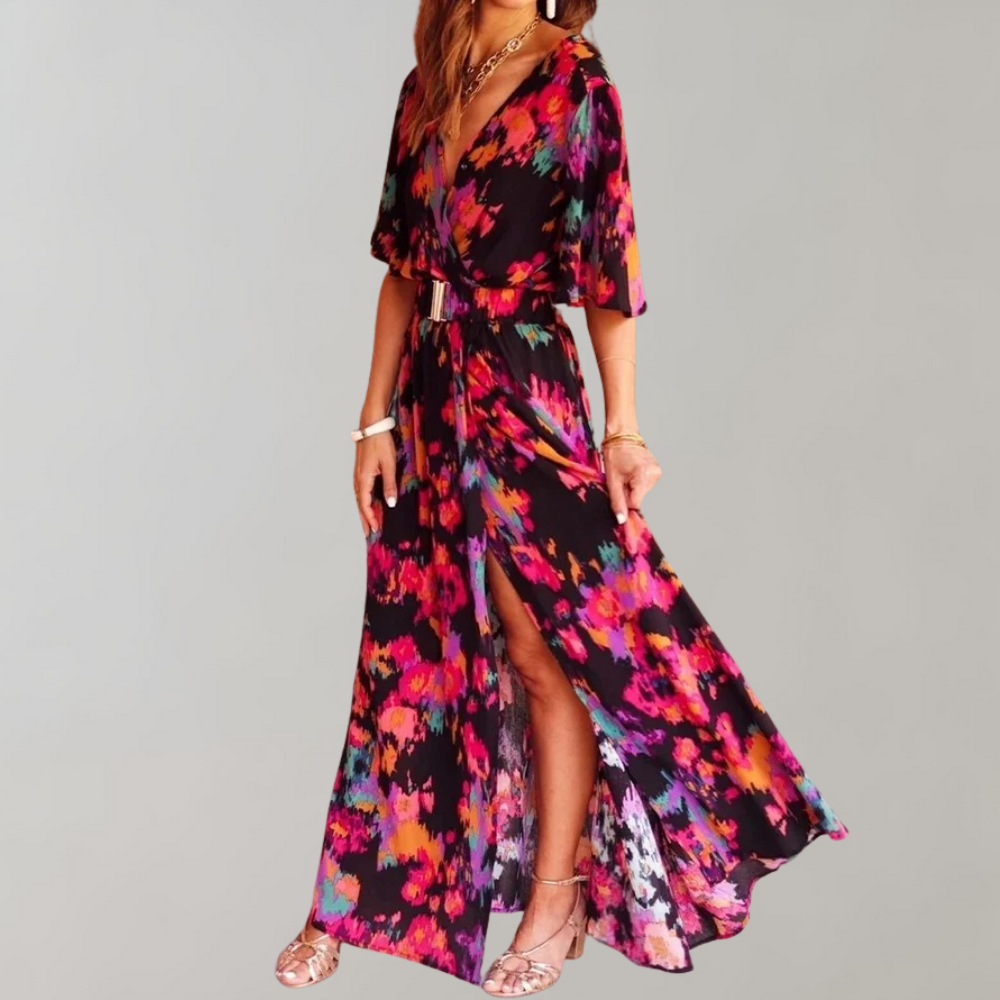 Thorun - Maxi-Wickel-Sommerkleid